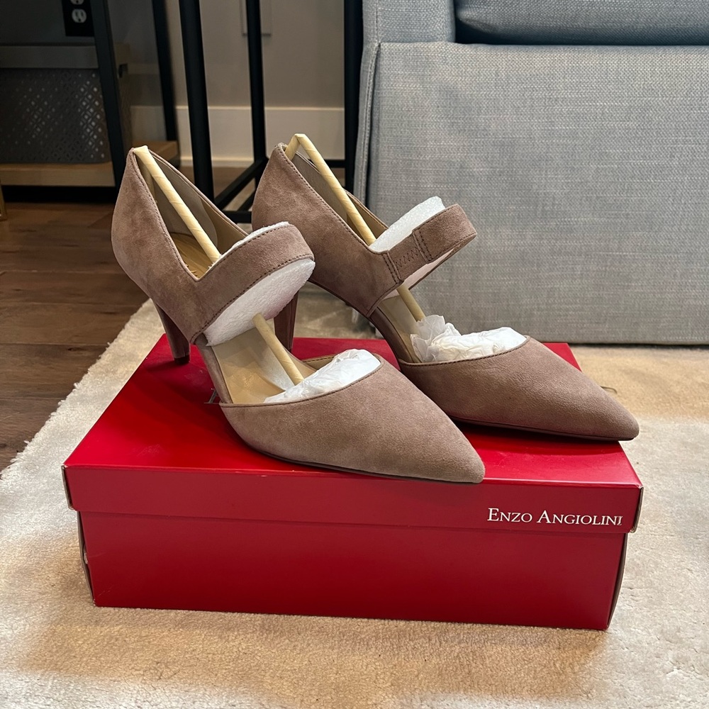 Enzo Angiolini - Cobblestone/ KidSuede color  Size: 9M